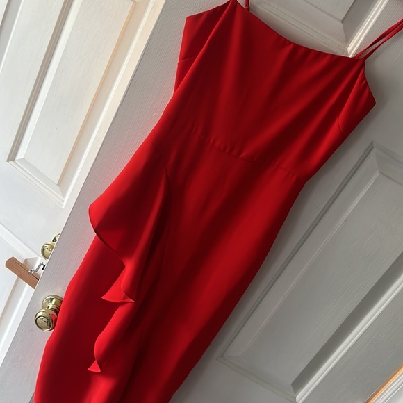 LOVERS + FRIENDS Cleo dress in Red. Xs - Picture 5 of 6